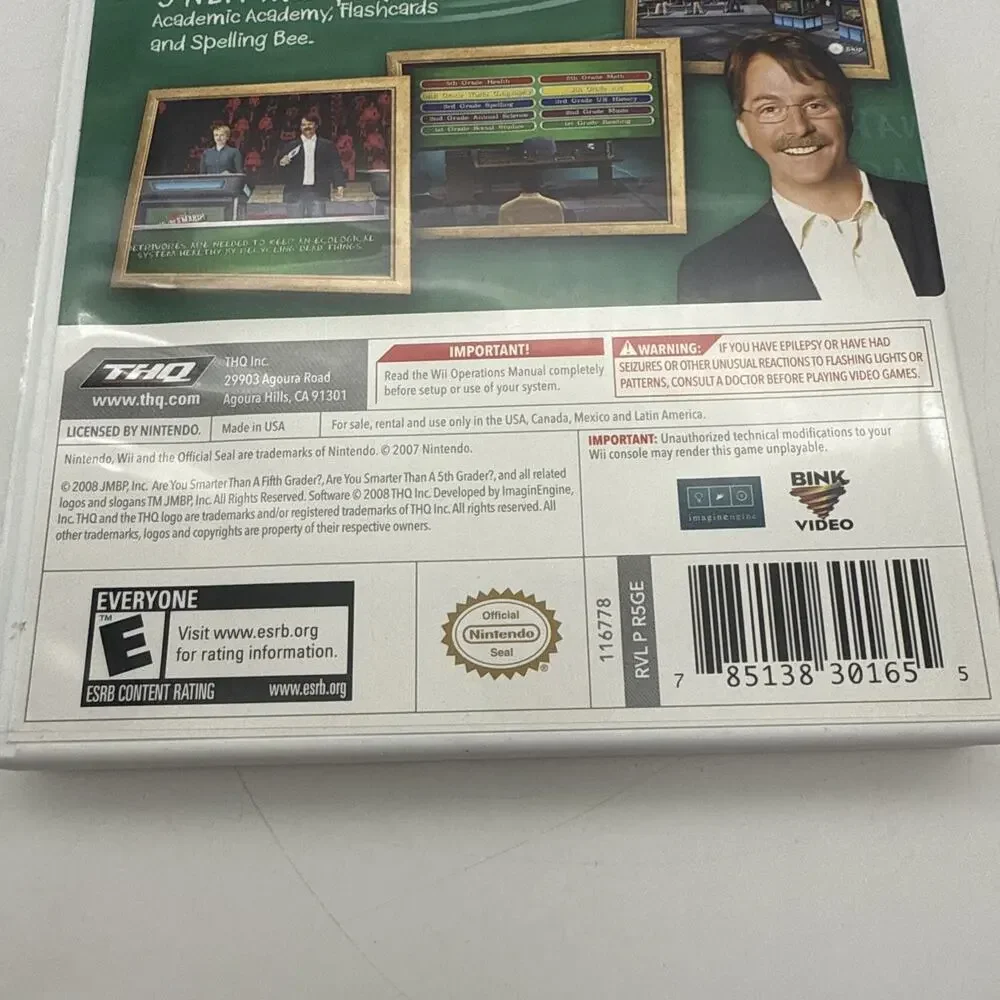 Are You Smarter Than a 5th Grader: Make the Grade - Nintendo Wii